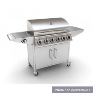 Location Barbecue Gaz Weber 6 brûleurs