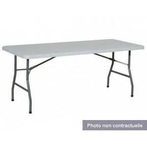 Location Table pliante 0,75 x 1,52 m - 6 places