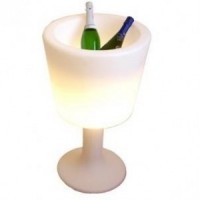 seau à champagne lumineux slide design