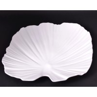 Plat palme blanc