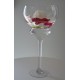 Vase verre / coupe sur pied